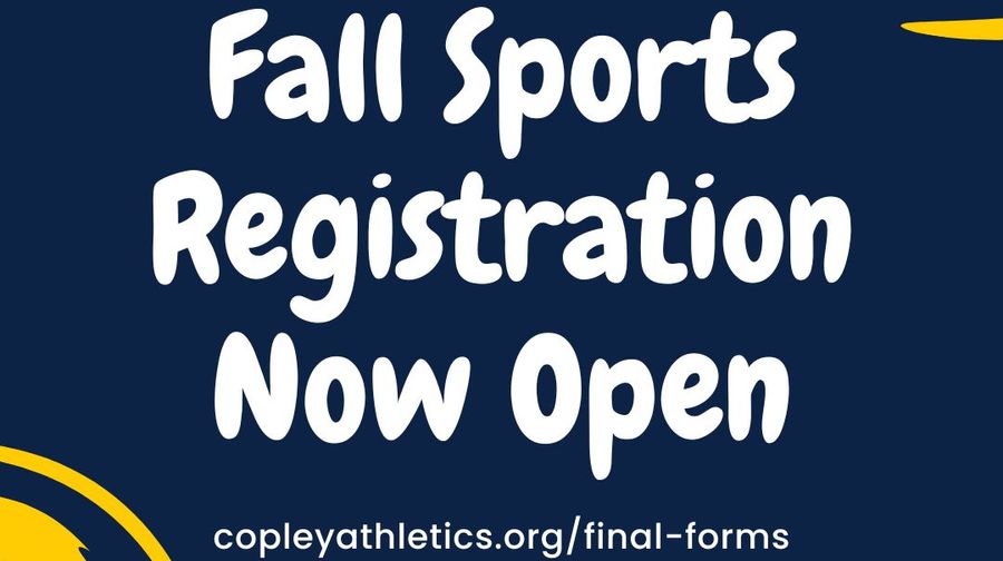 Fall Sports Registration Now Open - 2026